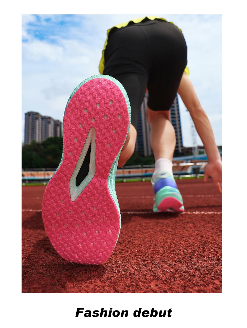 Men Running Shoes Carbon Board Marathon Speciality Sports Breathable Lightweight Women's Comfortable Athletic Sneakers