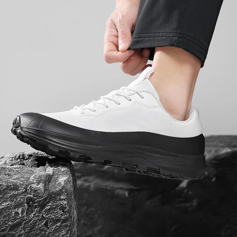 Fashion Wide Toe Mens Barefoot Shoes Comfortable Man Casual Sneakers Outdoor Running Shoes Zero Soles Walking Sports Footwear