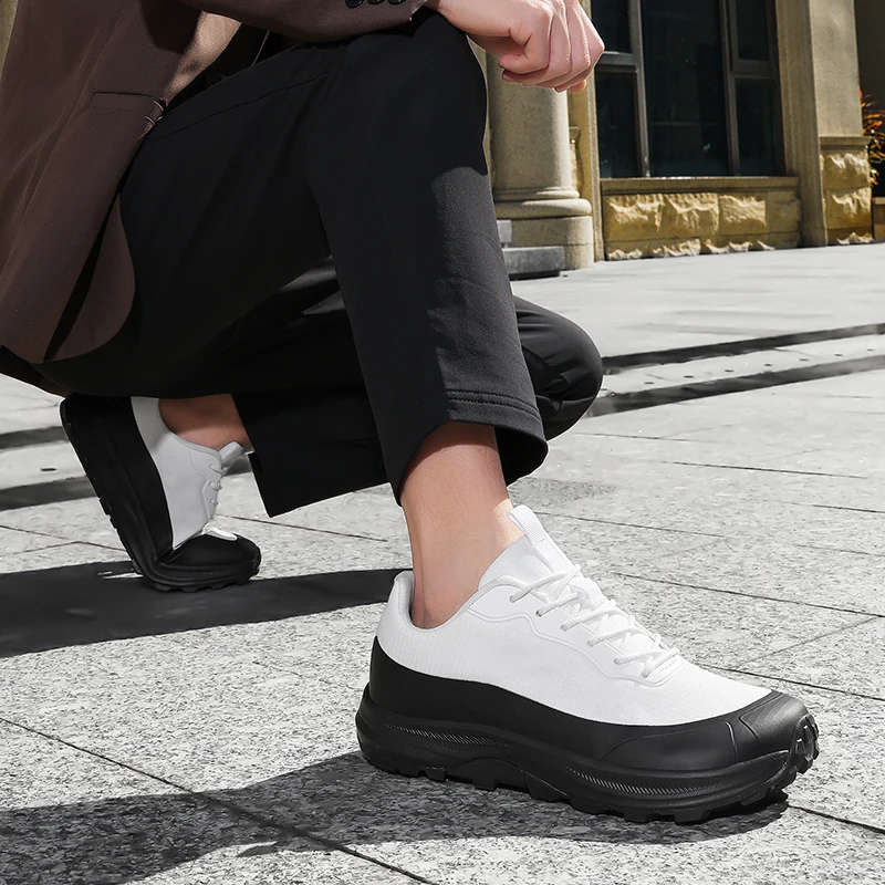 Fashion Wide Toe Mens Barefoot Shoes Comfortable Man Casual Sneakers Outdoor Running Shoes Zero Soles Walking Sports Footwear