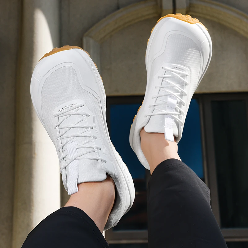 Fashion Wide Toe Mens Barefoot Shoes Comfortable Man Casual Sneakers Outdoor Running Shoes Zero Soles Walking Sports Footwear