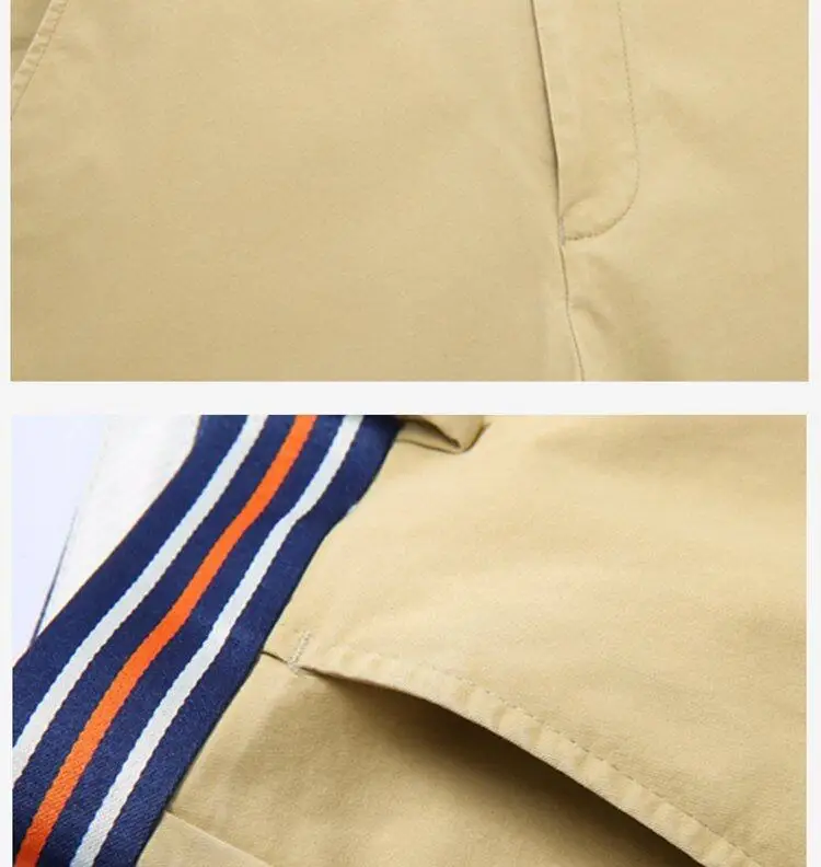 Mens Summer Casual Shorts Solid Color Business Casual Elastic Five Quarter Pants Cotton Breathable Workwear Shorts Men Clothing