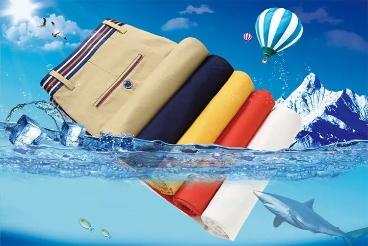 Mens Summer Casual Shorts Solid Color Business Casual Elastic Five Quarter Pants Cotton Breathable Workwear Shorts Men Clothing