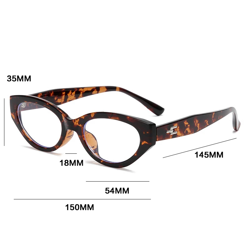 ISLINO Retro TR90 Anti Blue Light Reading Glasses Women Photochromic Prescription Glasses Myopia Customize Small Eyewear