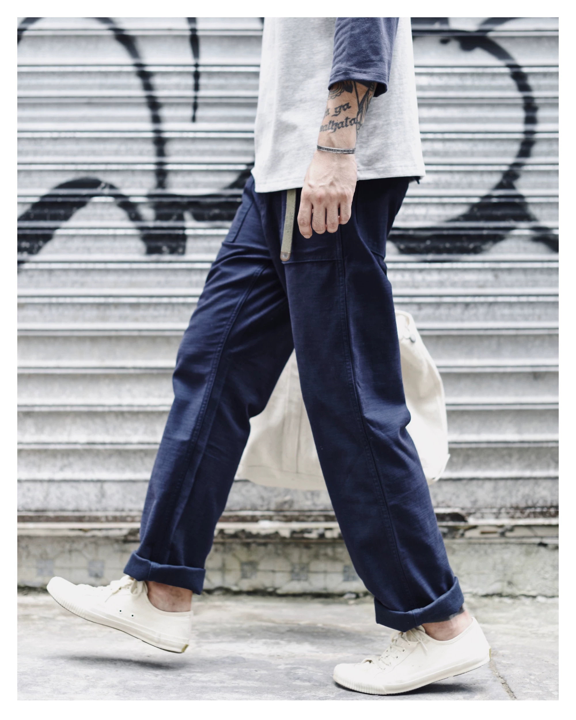 SauceZhan OG107 Fatigue Utility Pants Military Pants VINTAGE Classic Olive Sateen Men's Baker Pants Satin Cotton Straight Fit