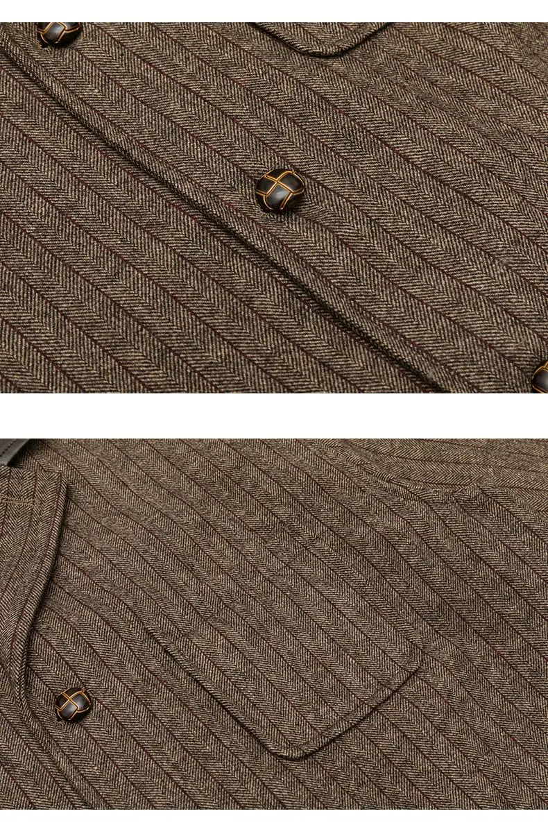 Men Retro Old Money Fashion Stripe Loose Casual Suit Blazer Jacket Man Spring Autumn Commute Business Suit Coat Outerwear