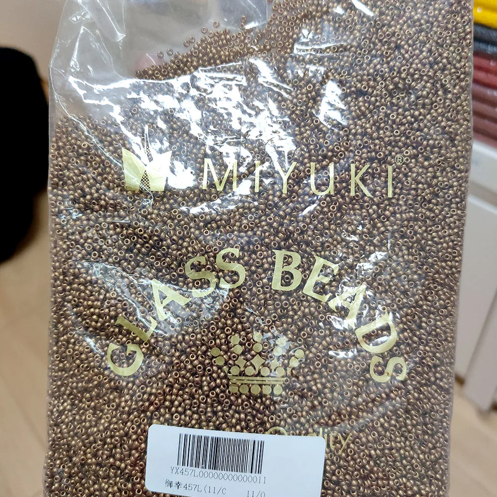 Japanese Imported Miyuki Round Rocailles Metallic Round Beads 50g-450g Packaging Jewelry Accessories Used for Various DIY