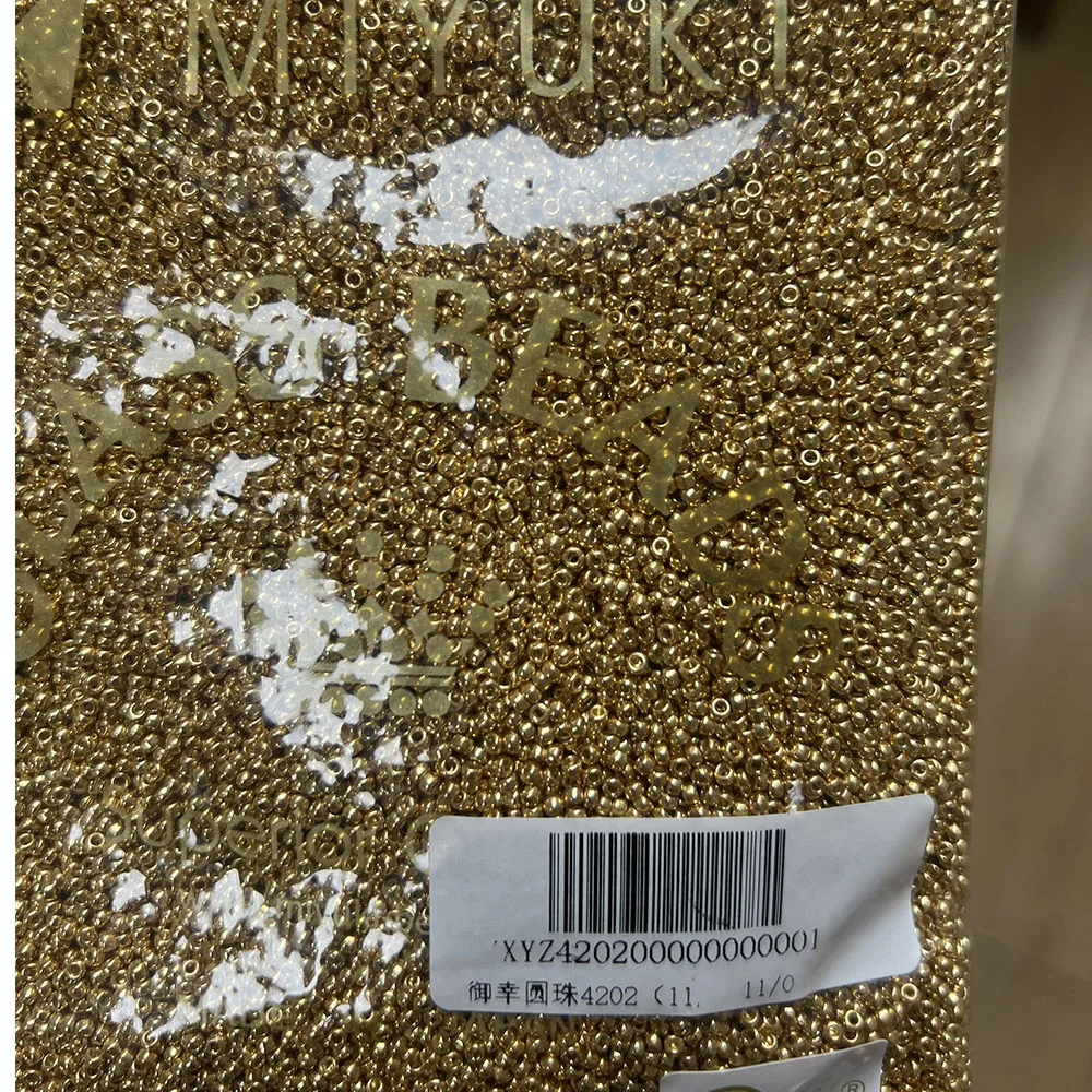Japanese Imported Miyuki Round Rocailles Metallic Round Beads 50g-450g Packaging Jewelry Accessories Used for Various DIY