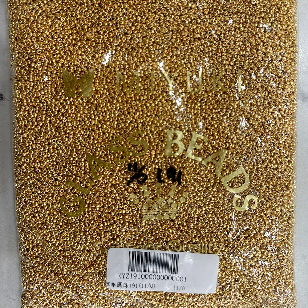 Japanese Imported Miyuki Round Rocailles Metallic Round Beads 50g-450g Packaging Jewelry Accessories Used for Various DIY