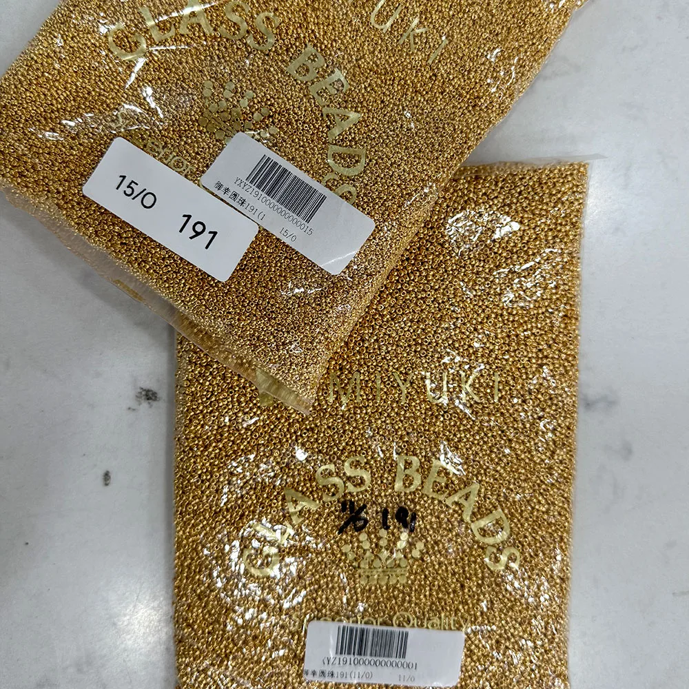 Japanese Imported Miyuki Round Rocailles Metallic Round Beads 50g-450g Packaging Jewelry Accessories Used for Various DIY
