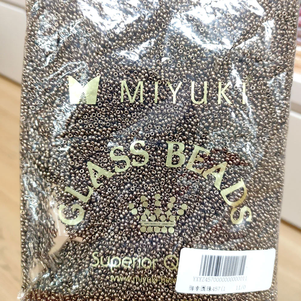 Japanese Imported Miyuki Round Rocailles Metallic Round Beads 50g-450g Packaging Jewelry Accessories Used for Various DIY