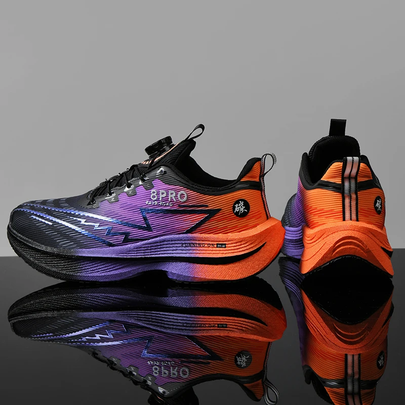 Athletic Running Shoes Men Professional Carbon Board Marathon Sports Breathable Lightweight Women Comfortable Casual Sneakers