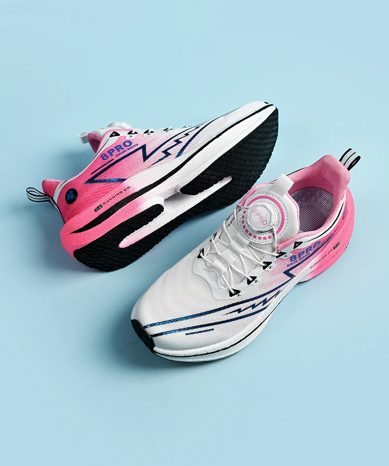 Athletic Running Shoes Men Professional Carbon Board Marathon Sports Breathable Lightweight Women Comfortable Casual Sneakers