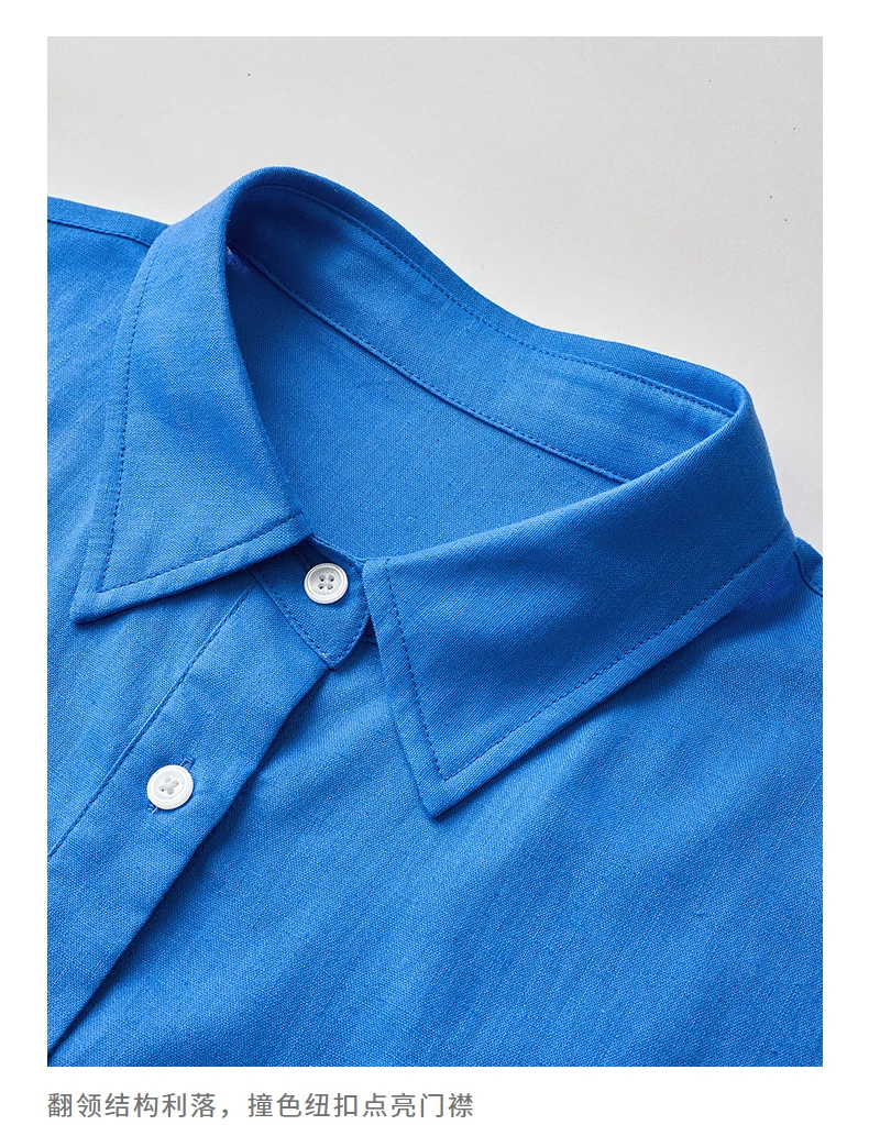 TOYOUTH Women Shirt 2026 Spring New Cotton and Linen Loose Shoulder Mid Length Lapel Shirt Cardigan Jacket