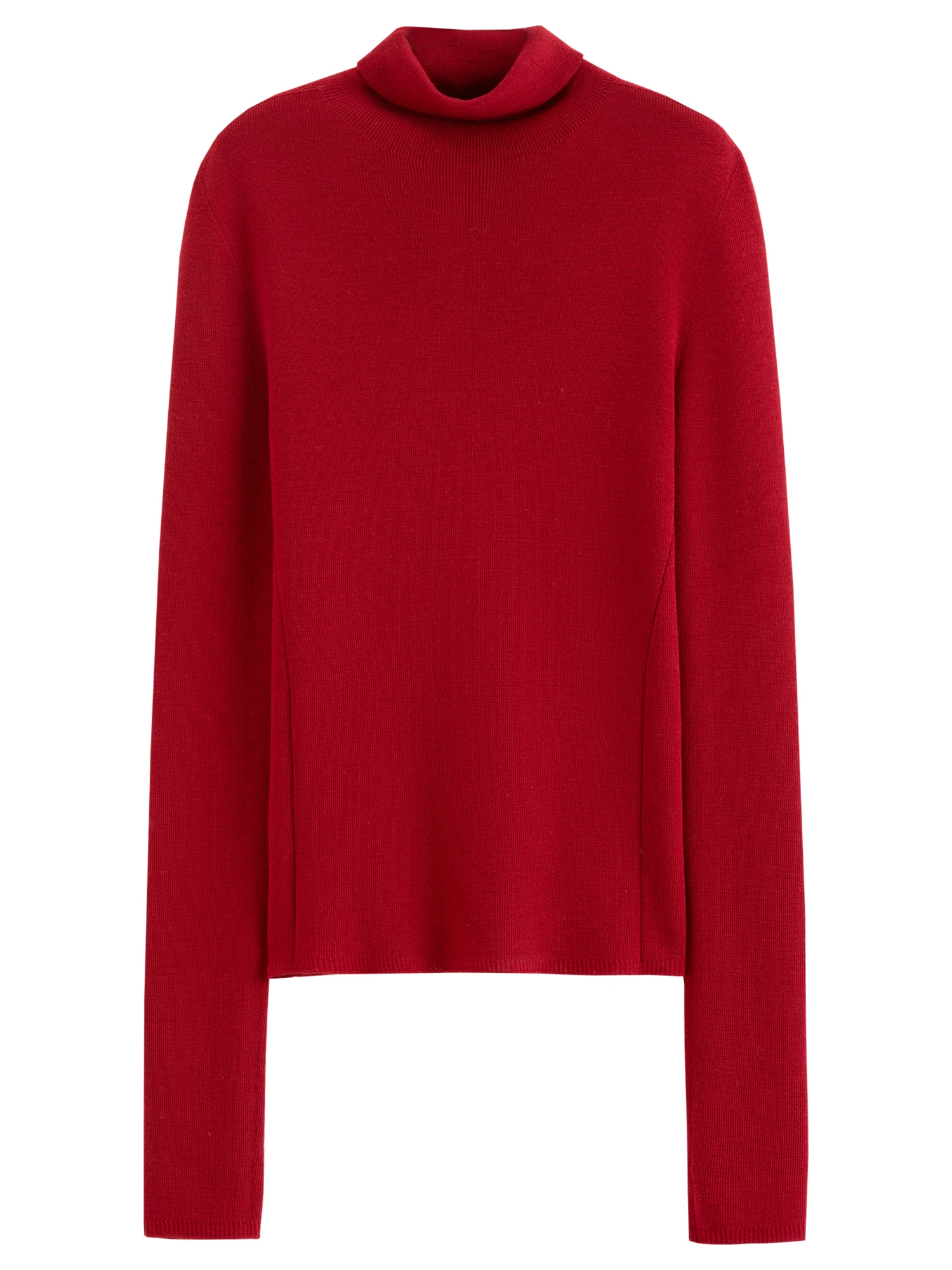 FSLE【Premium Series】German Biella Wool Autumn Super Fine Washable Seamless One-Piece Mock Neck Thermal Base Layer Top New Color