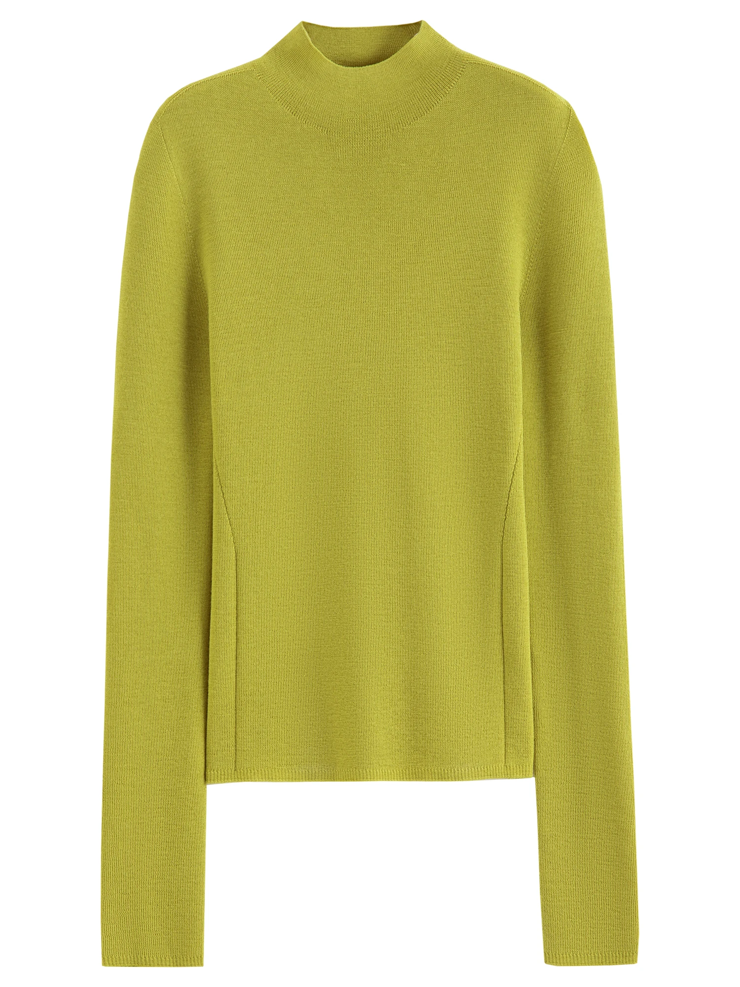 FSLE【Premium Series】German Biella Wool Autumn Super Fine Washable Seamless One-Piece Mock Neck Thermal Base Layer Top New Color