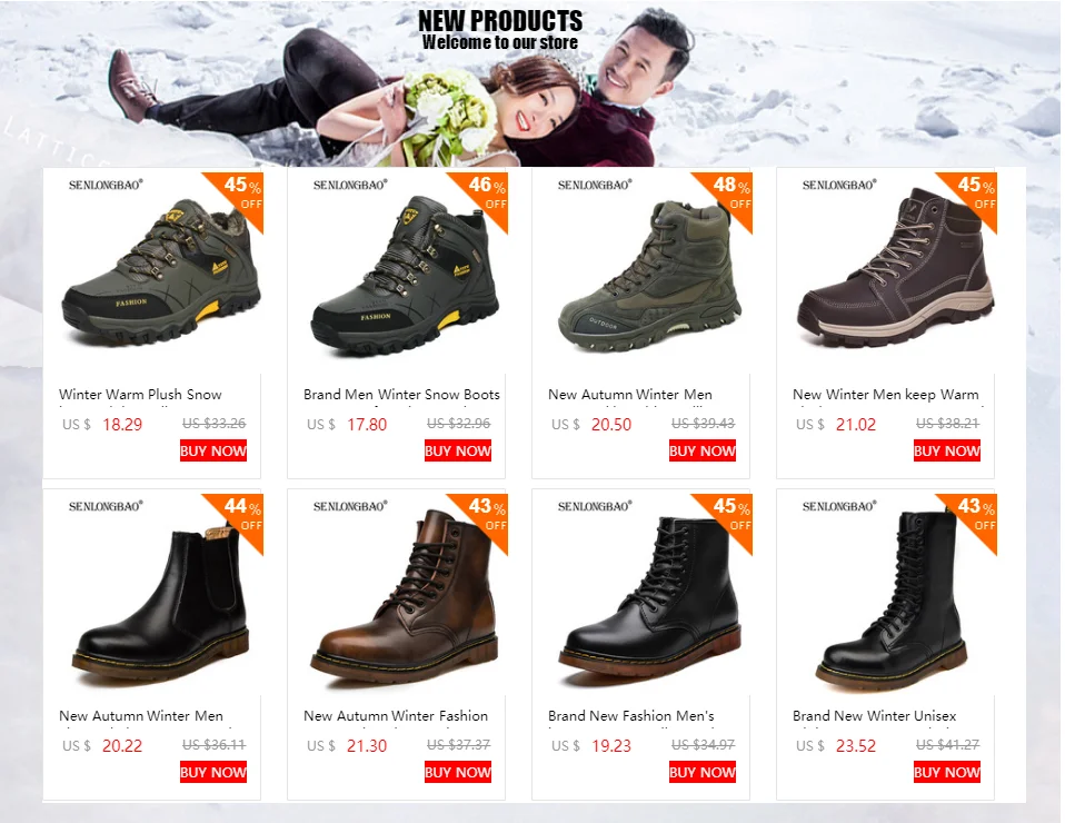 Brand Men Winter Snow Boots Waterproof Leather Sneakers Super Warm Men's Boots Outdoor Male Hiking Boots Work Shoes Size 39-47