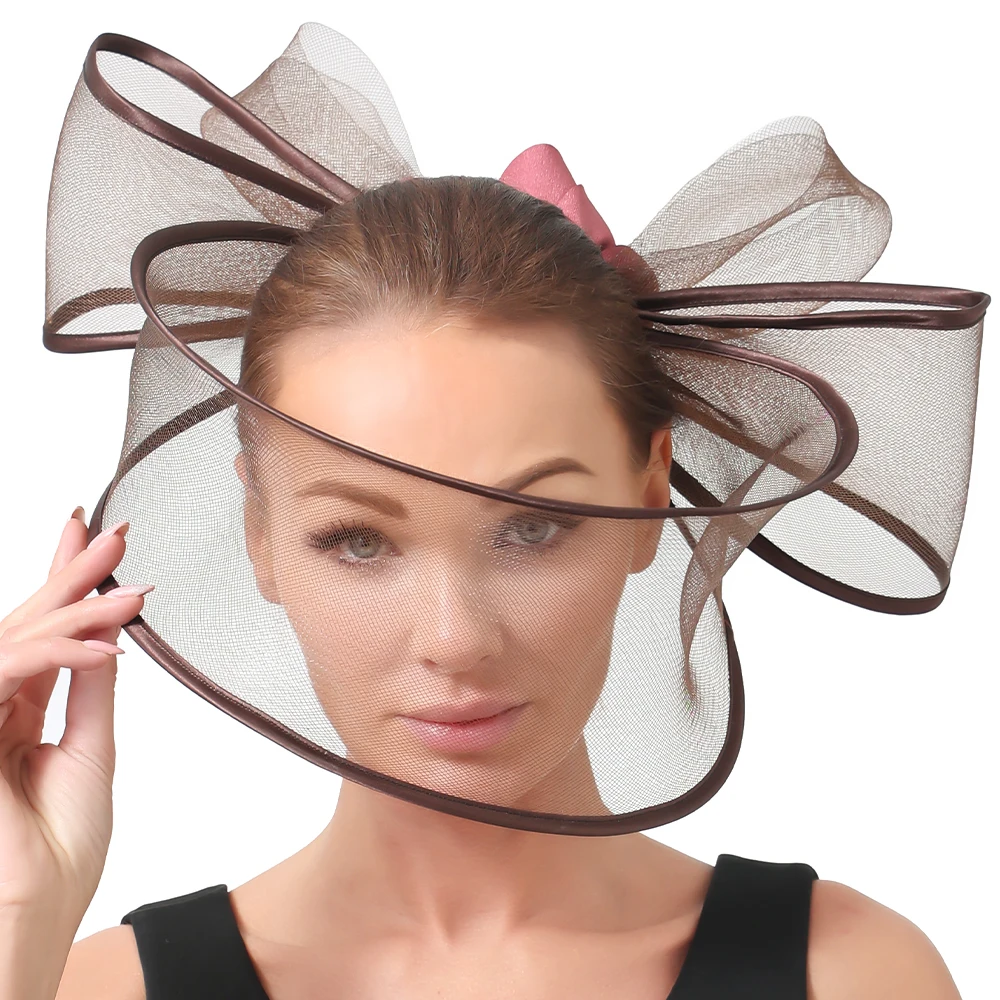 New Navy Fascinator Wedding Pillbox Hat Women Elegant Fascinator Hats Hair Clip Church Ladies Party Headpiece Fashion Headwear