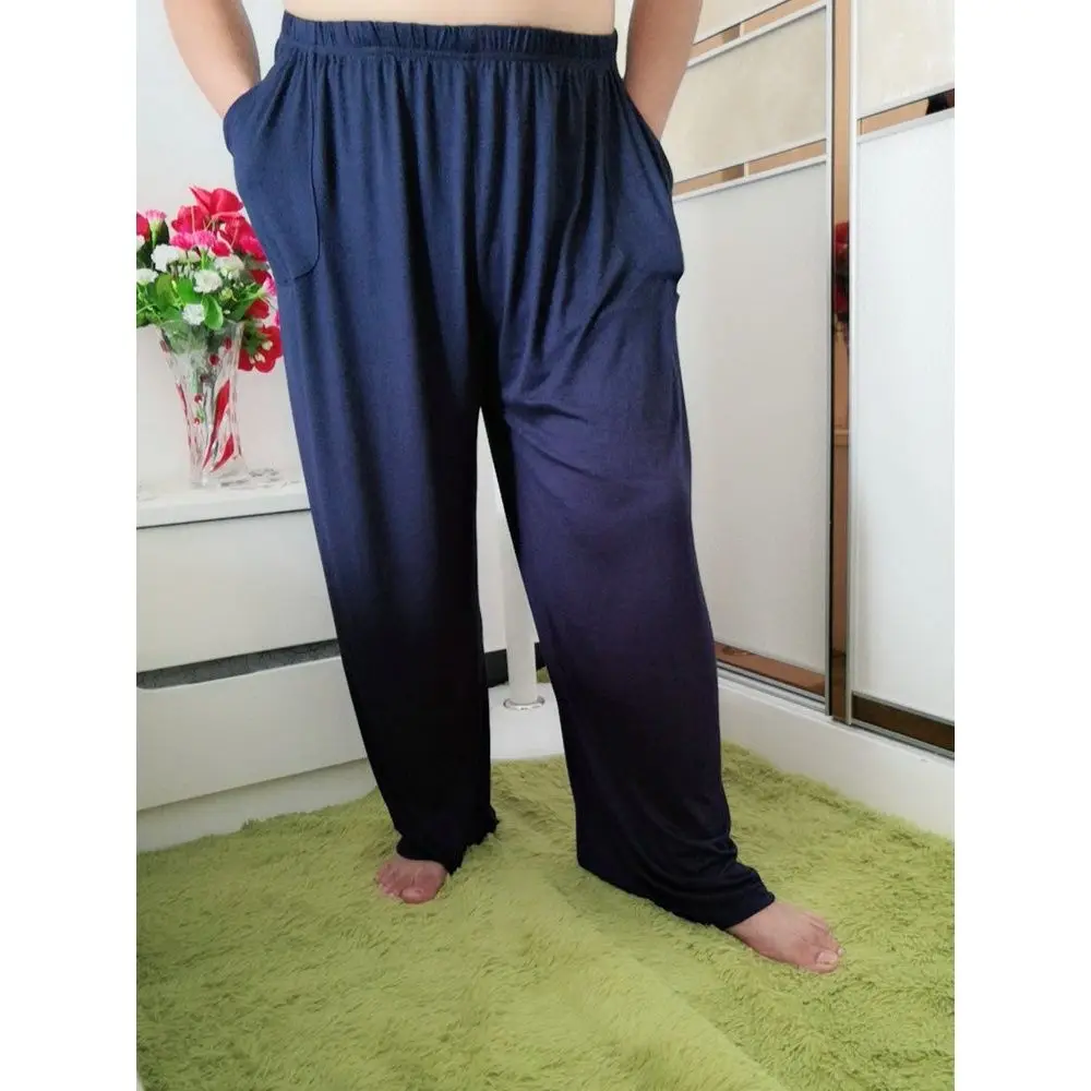 Large Men's Home Pants 15XL 240kg Plus Size 10XL 11XL 12XL Summer High Waist Loose Black Blue Stretch Big Sweatpants 56 58 60 62