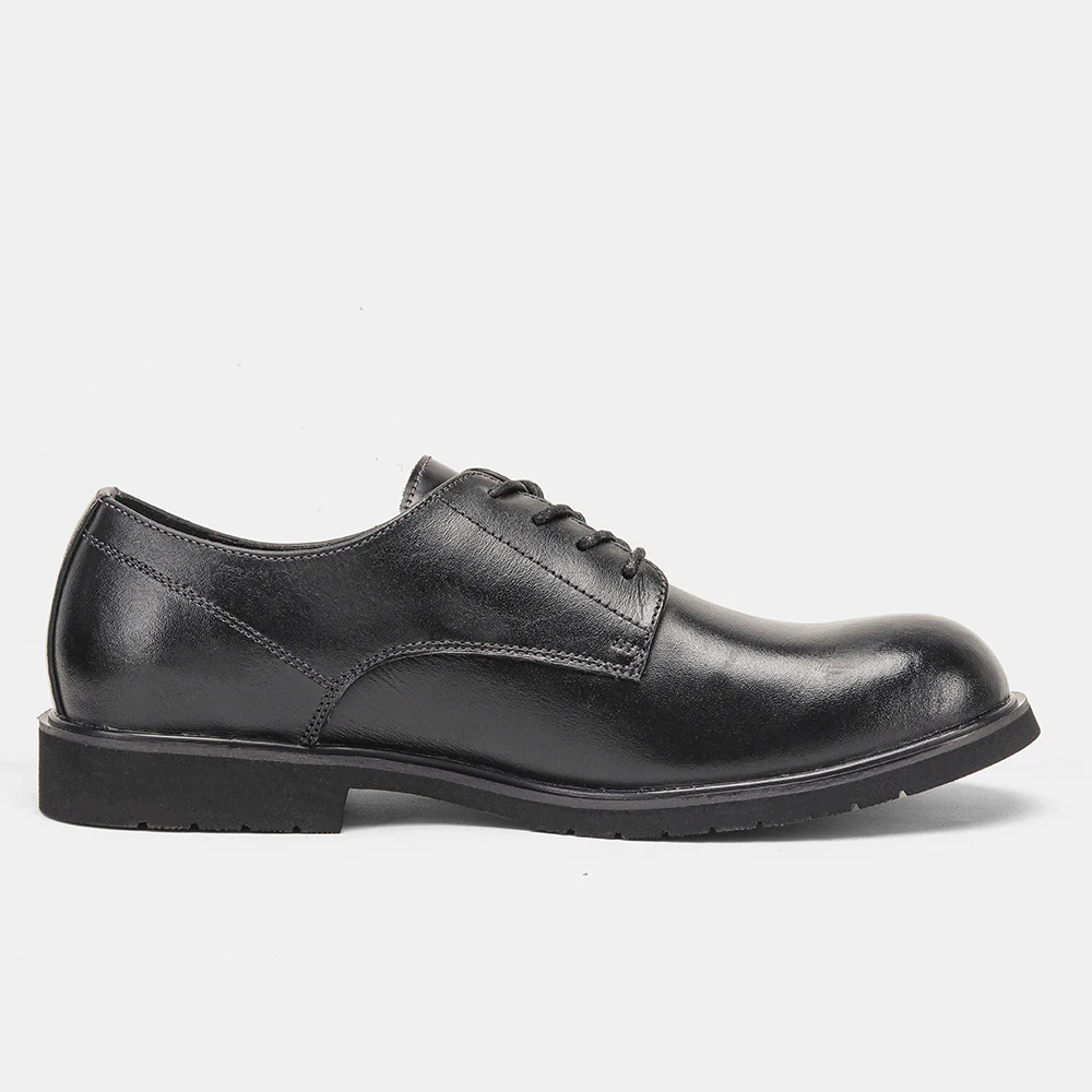 Genuine Leather Men Derby Shoes Ultralight Comfortable fashion Men Casual shoes Black Men Leather Shoes #KD6675