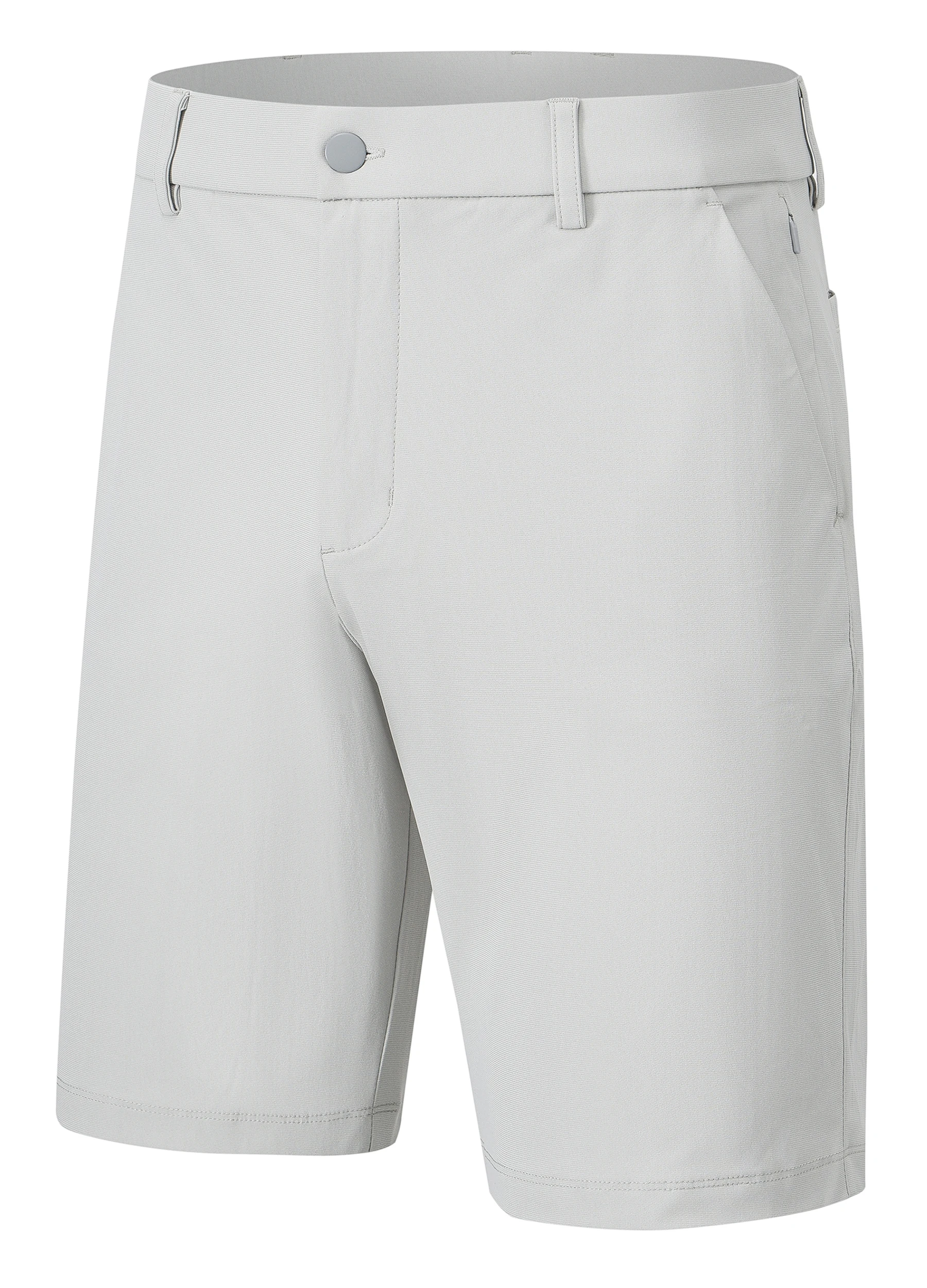 Men's Cargo Trendy Shorts Casual Elegant Golf Pants, Suit Shorts Work Dress Shorts with Concealed-Type Zipper Side Pockets