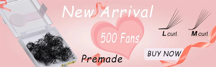 0.05 0.07mm Ultra Speed Narrow Premade 1000 Fans Eyelash Extension 5d 8d 10d Fake EyeLashes Premade Mixed Silk Promade Fans Lash