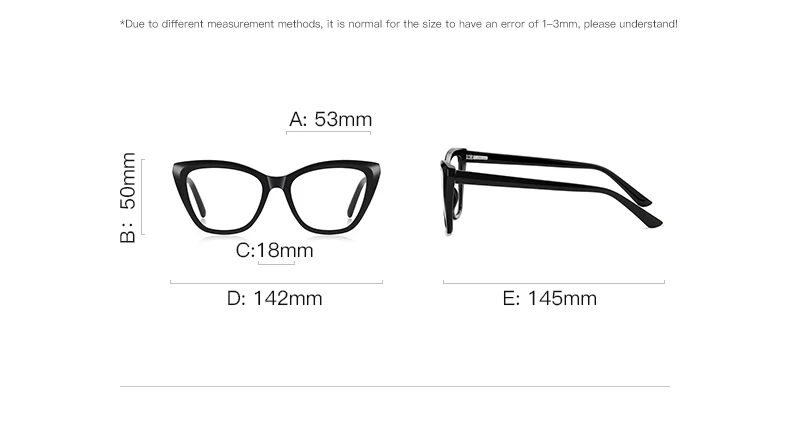 VKYEE New Cat-eye Reading Glasses for Women with Anti-blue Light and Customisable Prescription Photochromic Glasses PFD2148