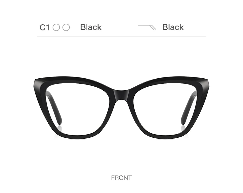 VKYEE New Cat-eye Reading Glasses for Women with Anti-blue Light and Customisable Prescription Photochromic Glasses PFD2148