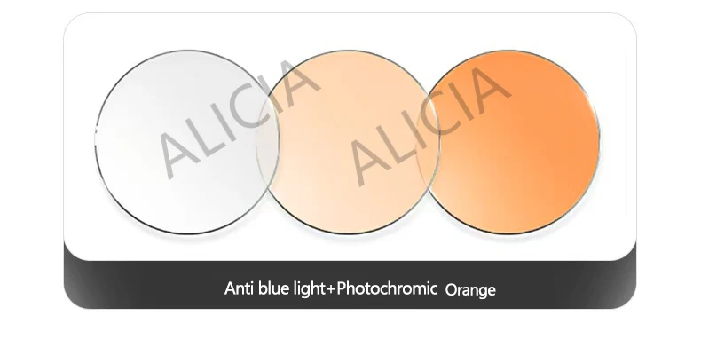Anti-blue Light Photochromic Progressive Multifocal Lens 1.56 /1.61 /1.67 1.74  Optical Prescription Lenses Man Woman