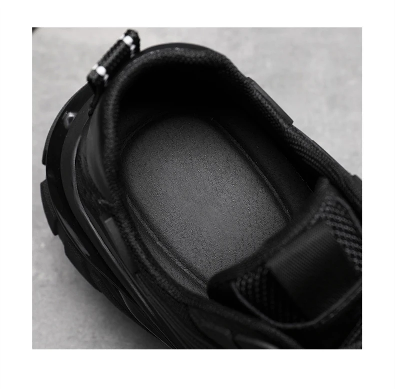 VIPOL Four Seasons Thick and height-increasing sports shoes, men's genuine leather mesh casual men's shoes, trendy shoes
