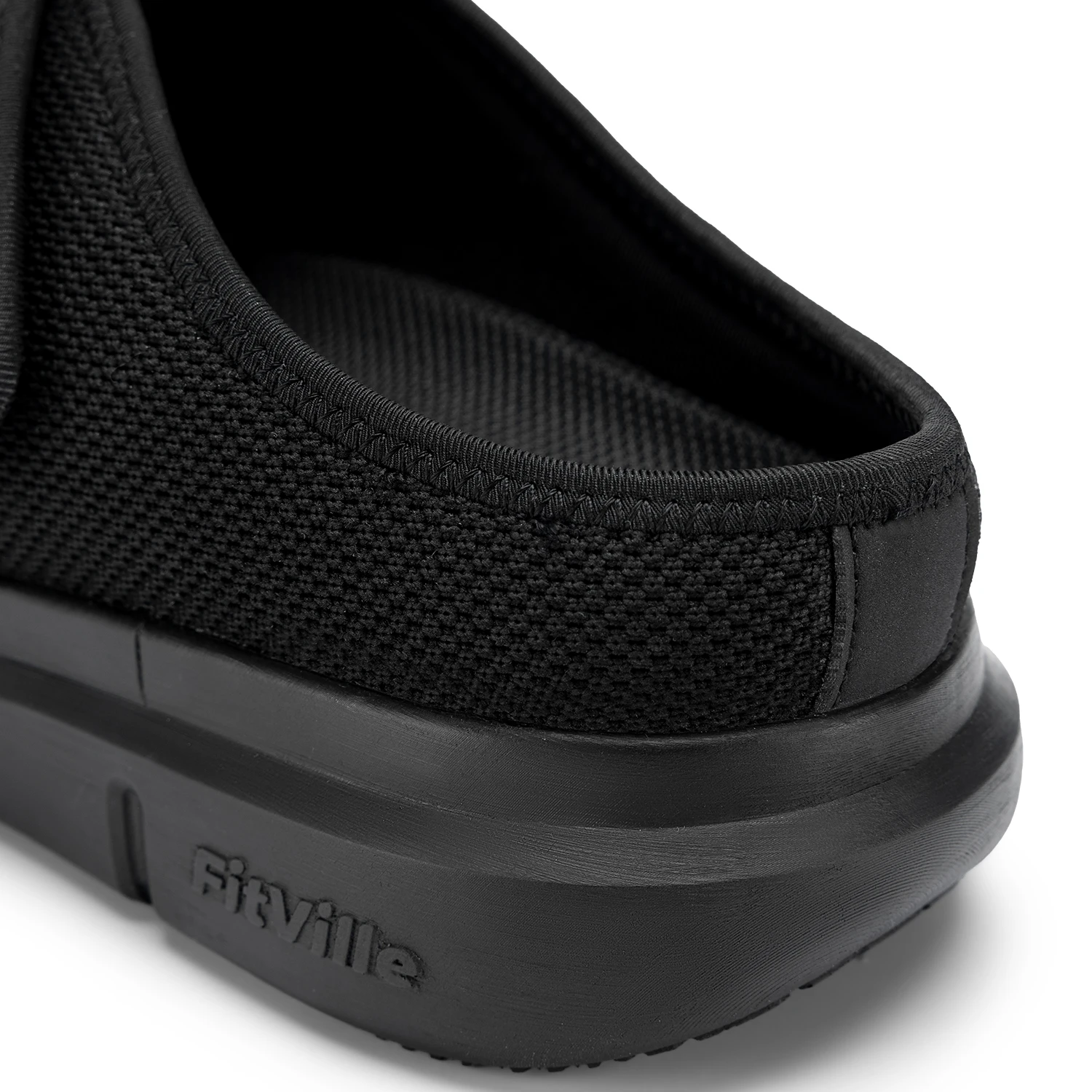 FitVille Men's Half Slippers Diabetic Shoes Extra Wide Adjustable Lightweight Casual Shoe For Swollen Feet Plantar Fasciitis