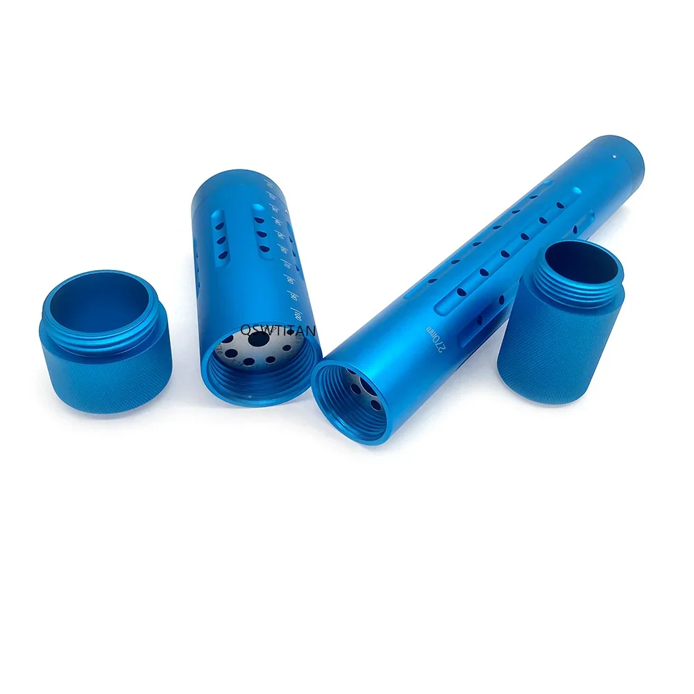 Aluminium Alloy Kirschner wires pins sterilization Tube Drill Bits Sterilization box Orthopedics Instruments