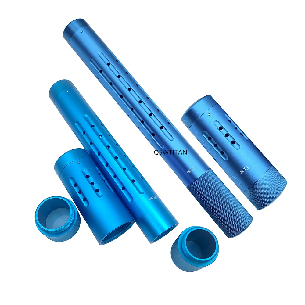 Aluminium Alloy Kirschner wires pins sterilization Tube Drill Bits Sterilization box Orthopedics Instruments