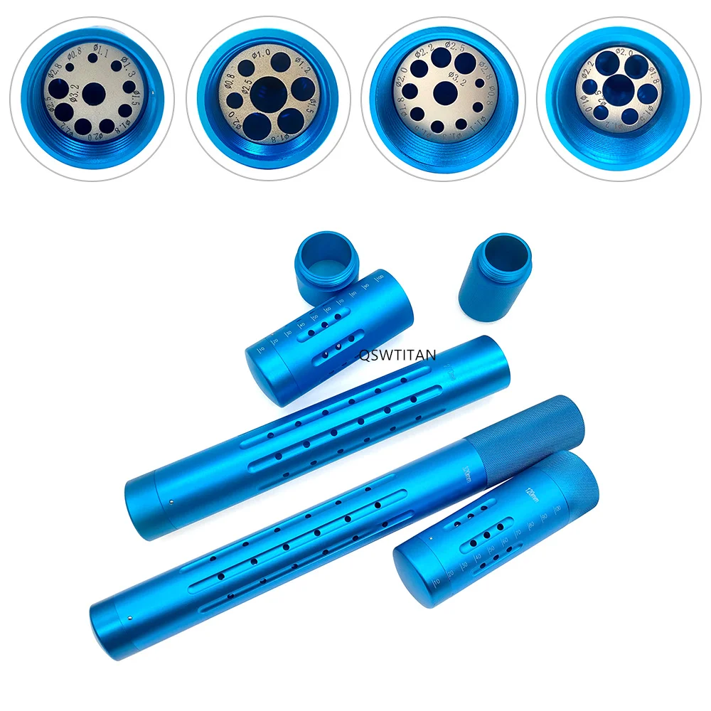 Aluminium Alloy Kirschner wires pins sterilization Tube Drill Bits Sterilization box Orthopedics Instruments