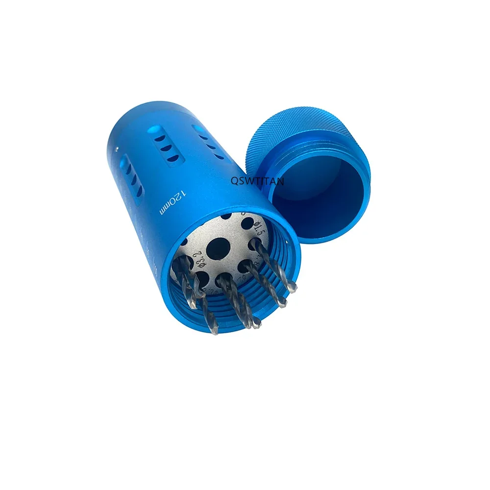 Aluminium Alloy Kirschner wires pins sterilization Tube Drill Bits Sterilization box Orthopedics Instruments