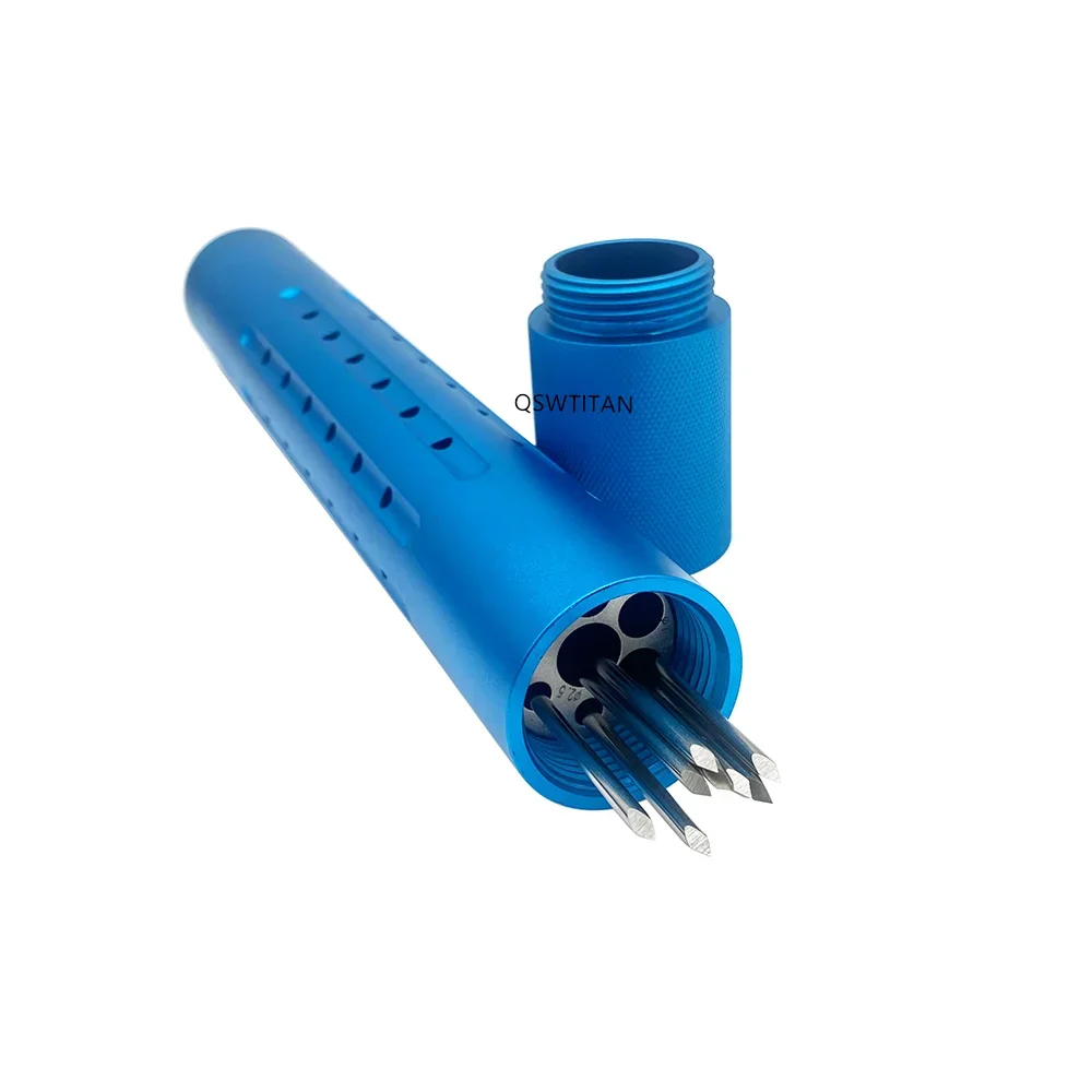 Aluminium Alloy Kirschner wires pins sterilization Tube Drill Bits Sterilization box Orthopedics Instruments