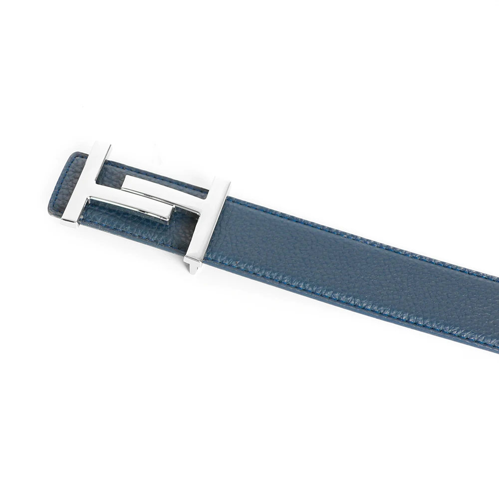 Cowskin Luxury Designer Brand Waist Belt Men Gifts High Quality Women Genuine Real Leather Dress Strap for Jeans Waistband Grey