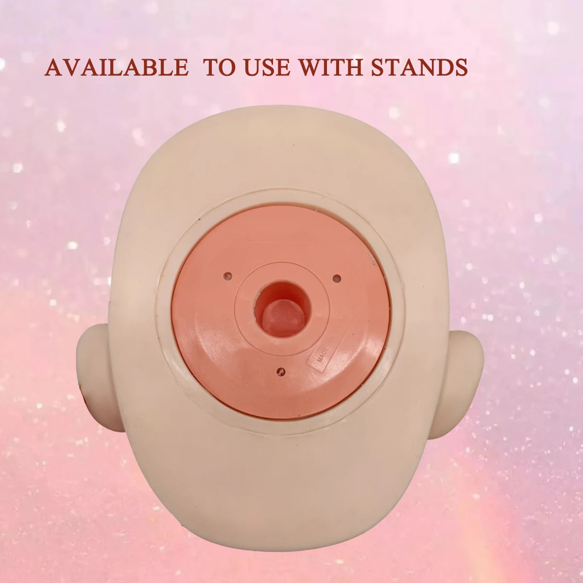 Professional Eyelash Extension Training Head with Skin - like Softness for Lash Technicians Salon use