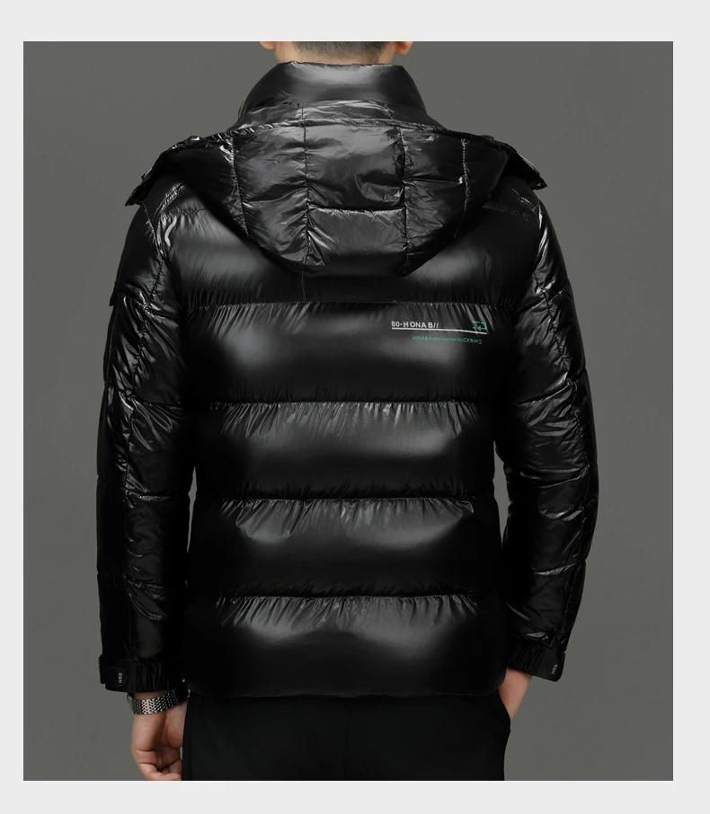 2026 New Arrival Winter Hooded Jacket Sill-like Cotton Jackets Men, Mens Fashion Thicken Warm Parkas Waterproof Winter Coat Male
