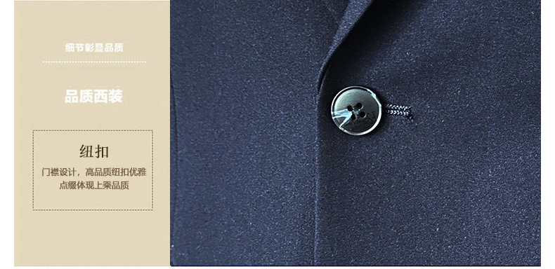Suit (Blazer+ Pants) Fashion Men Solid Color Business Wedding Work Casual Slim Professional Dress Groom Best Man Gentleman Suit