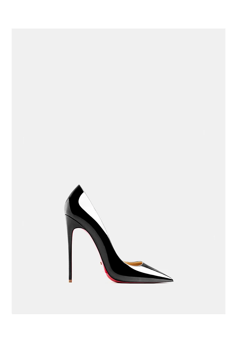 Women heels 2026 leather Heels for women Luxury Brand Pumps Red sole Pointed Toe High Heels Elegant Stiletto Ladies Prom Shoes