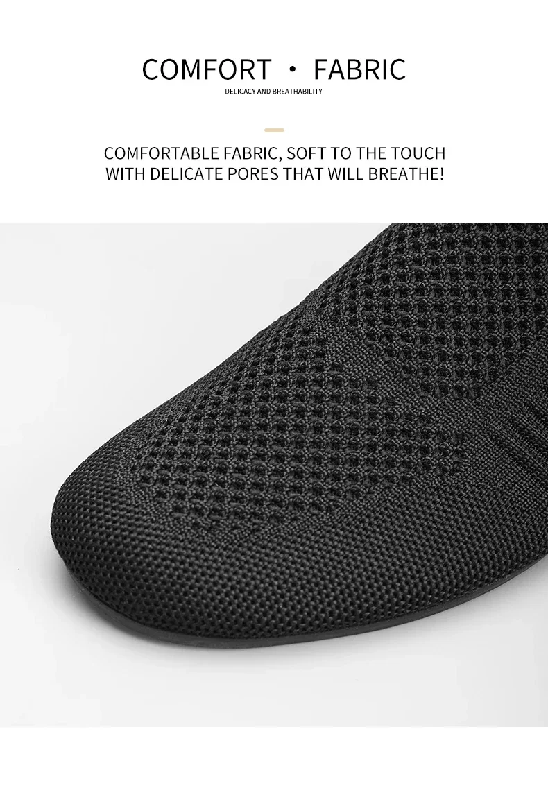 YRZL Loafers Men Soft Driving Moccasins High Quality Flats Male Walking Shoes Breathable Mesh Casual Loafers Slip on Mens Shoes