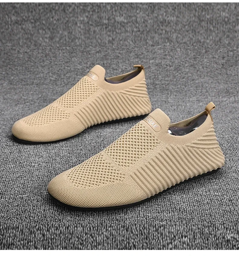 YRZL Loafers Men Soft Driving Moccasins High Quality Flats Male Walking Shoes Breathable Mesh Casual Loafers Slip on Mens Shoes