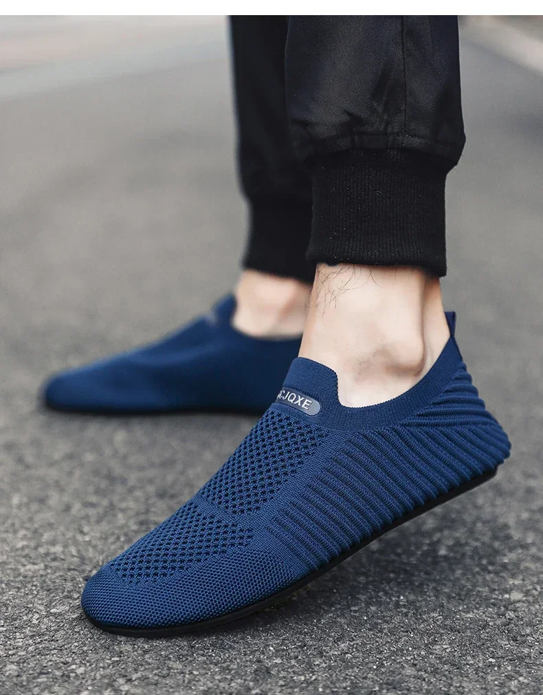 YRZL Loafers Men Soft Driving Moccasins High Quality Flats Male Walking Shoes Breathable Mesh Casual Loafers Slip on Mens Shoes