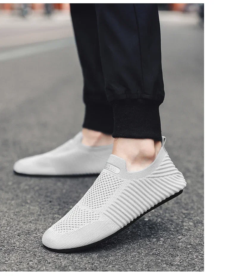 YRZL Loafers Men Soft Driving Moccasins High Quality Flats Male Walking Shoes Breathable Mesh Casual Loafers Slip on Mens Shoes
