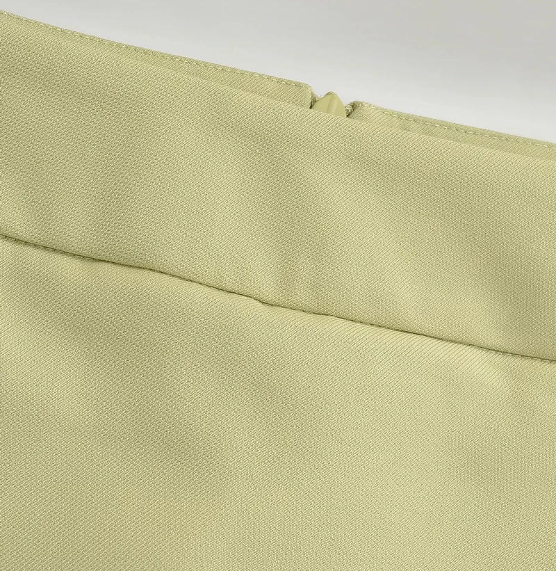 Women's Side Zippers Detail Skort Tailored Mini Skirt With Belt Loops