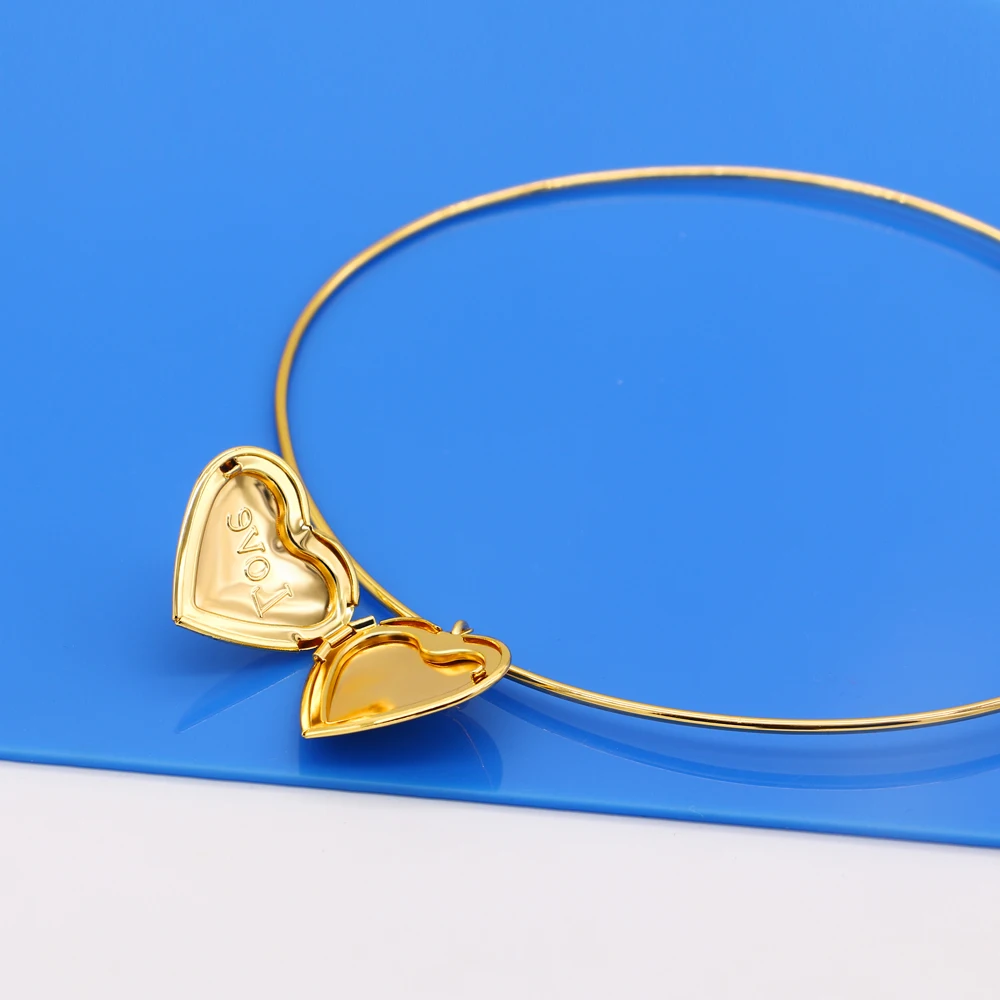 Vintage Simple 925 Sterling Silver Necklace Geometric Choker Shiny And Delicate Collarbone Chain For Women's Golden Jewellery