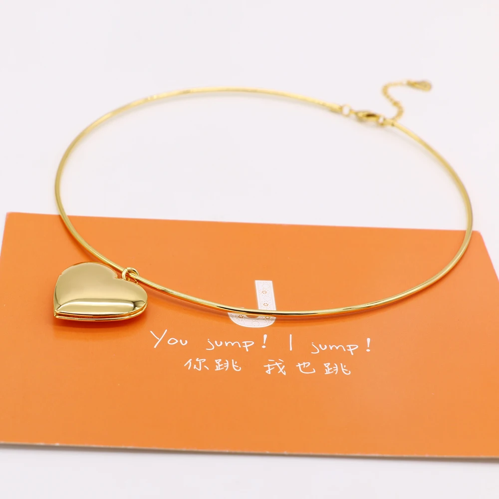 Vintage Simple 925 Sterling Silver Necklace Geometric Choker Shiny And Delicate Collarbone Chain For Women's Golden Jewellery