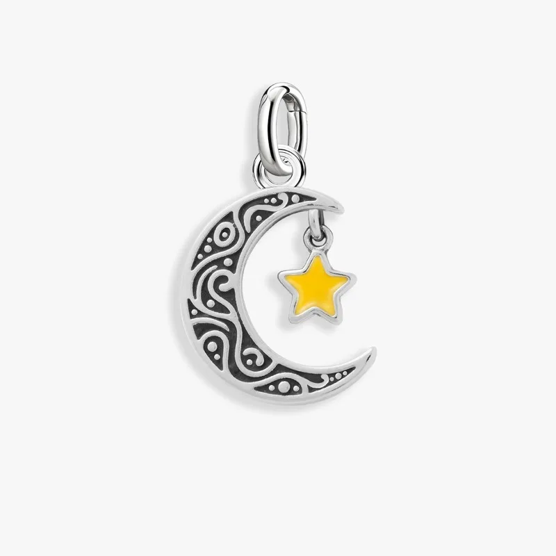 Adjustable 925 Sterling Silver Vintage Pendants Love Heart Tower Charms Beads Fit Original Bracelet Bangles Necklace DIY Jewelry