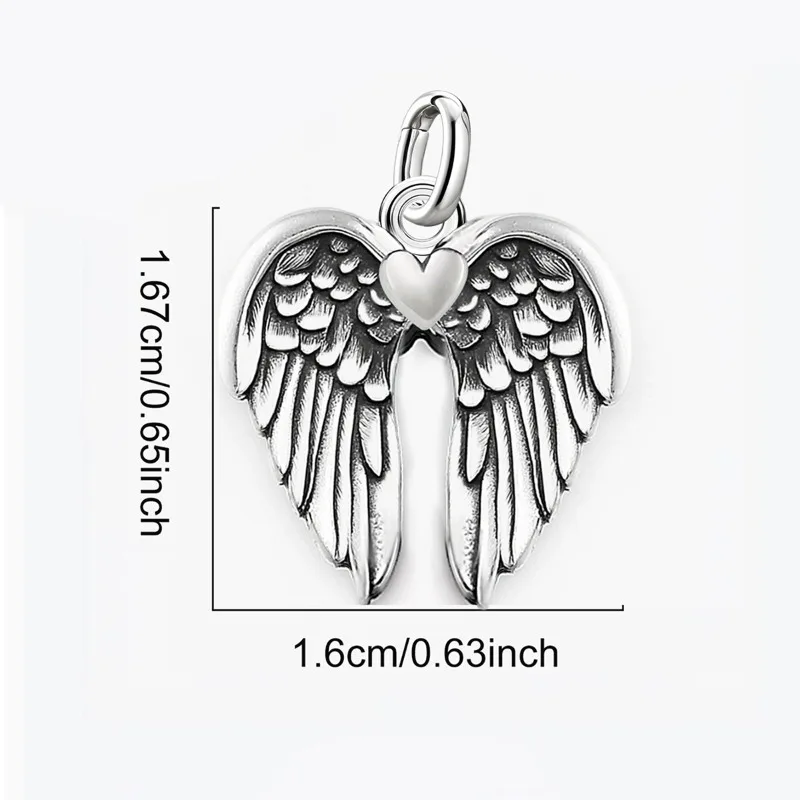 Adjustable 925 Sterling Silver Vintage Pendants Love Heart Tower Charms Beads Fit Original Bracelet Bangles Necklace DIY Jewelry