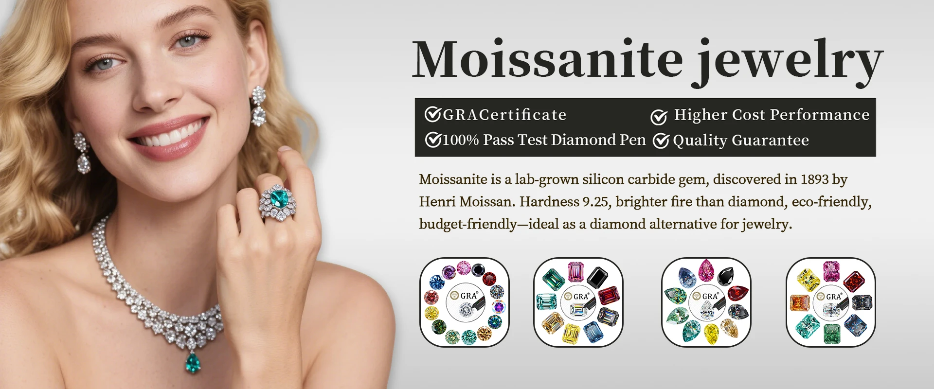 Bocarman Princess Cut Green Moissanite Stud Earrings S925 Silver Claw Set 1.2CT 3CT Fine Jewelry for Women
